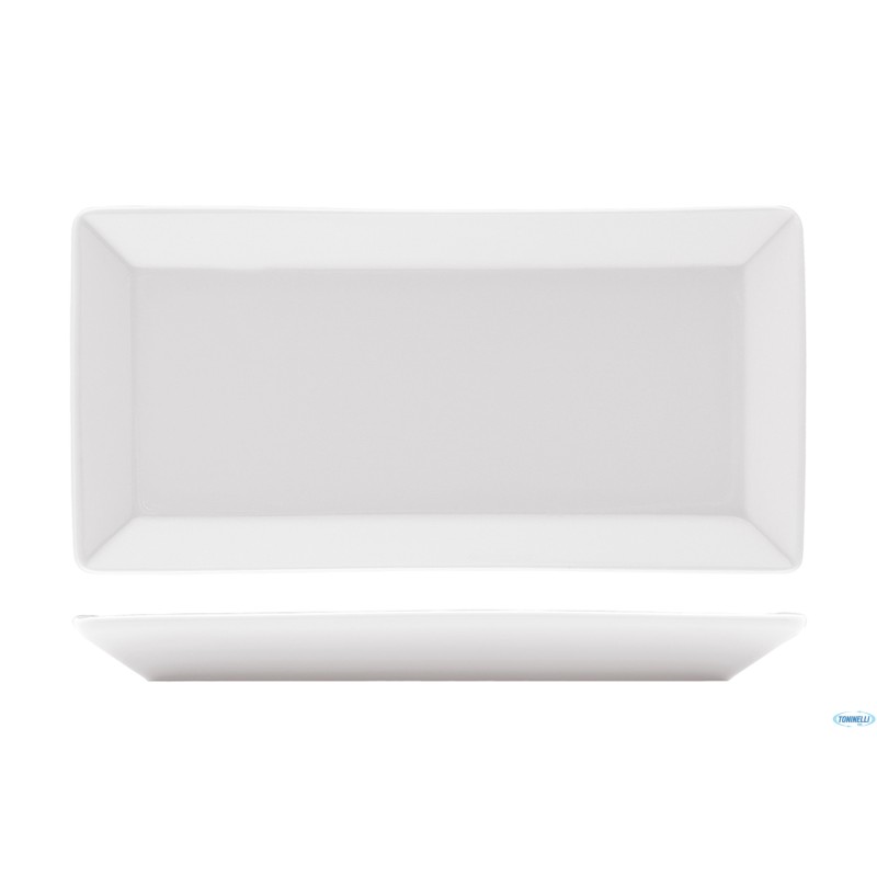 MAYA-PERGE BIANCO-PIATTO RETTANGOLARE CM 33X18 PRG33KY00