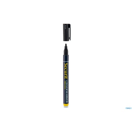 PENNARELLO A GESSO LIQUIDO SINGOLO, PUNTA FINE 1-2 MM, COLORE NERO   SMA100-BL