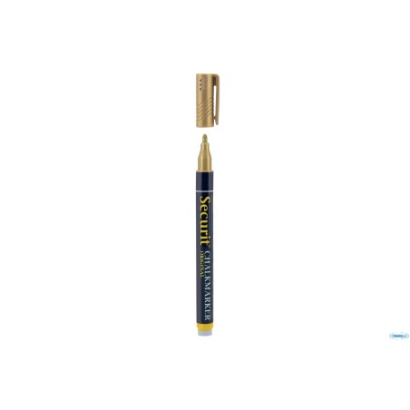 PENNARELLO A GESSO LIQUIDO SINGOLO, PUNTA FINE 1-2 MM, COLORE ORO   SMA100-GD