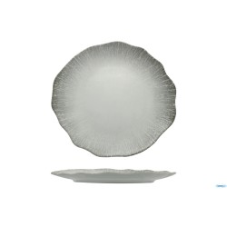 RADIUS-PIATTO PIANO ORGANIC CM.33 IN PORCELLANA  DECORATA
