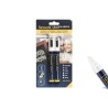 SET 2 PENNARELLI A GESSO LIQUIDO SINGOLO, PUNTA MEDIA 2-6 MM, COLORE BIANCO IN BLISTER     BL-SMA510-WT