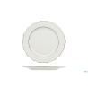 DIANA GOLD - PIATTO FRUTTA CM 22 CON DOPPIO FILO ORO AL BORDO 3MM E AL MARLY 1MM