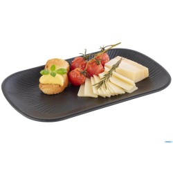 NERO-VASSOIO RETTANGOLARE MELAM GN 1 4 CM 26,5X16,2 H 2,5