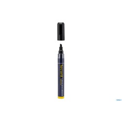 PENNARELLO A GESSO LIQUIDO SINGOLO, PUNTA MEDIA 2-6 MM, COLORE NERO   SMA510-BL
