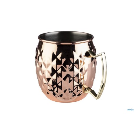 MOSCOW MULE-TAZZA CM. 9 H 10 CL 50 ACCIAIO EFFETTO RAME 93332