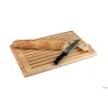 TAGLIERE CM 60 X 40 ALTEZZA CM 2 TAGLIERE IN LEGNO CON RIPIANO GRIGLIA DI PANE, CON PIEDINI ANTISCIVOLO