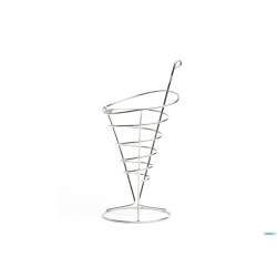 AL ANDALUS - CONO PER FRITTI INOX DIAMETRO CM 11 H23 7487