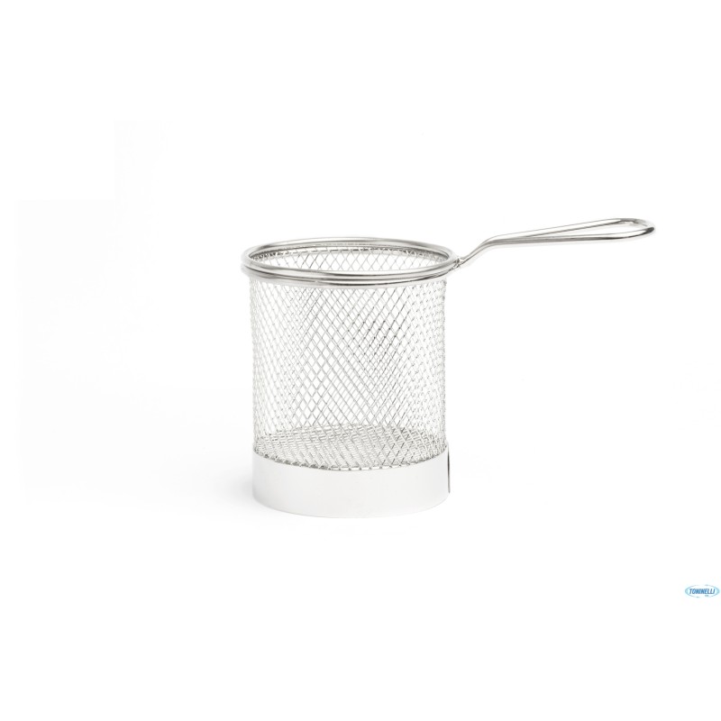 AL ANDALUS - MINI CESTINO FRITTI INOX CM 9X12,5 7481 AL ANDALUS - MINI CESTINO FRITTI INOX CM 9X12,5 7481