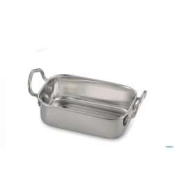 GOURMET-MINI TEGLIA INOX CON MANICI CM 14,5X9,5 H4 7107