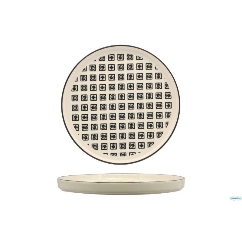 MOSAIK-PIATTO NORDIC CM.27 BLACK   RH43880-27-J99F
