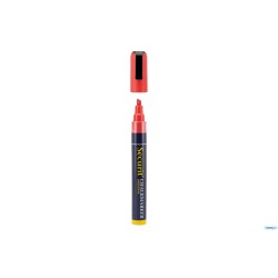 PENNARELLO A GESSO LIQUIDO SINGOLO, PUNTA MEDIA 2-6 MM, COLORE ROSSO SMA510-RD