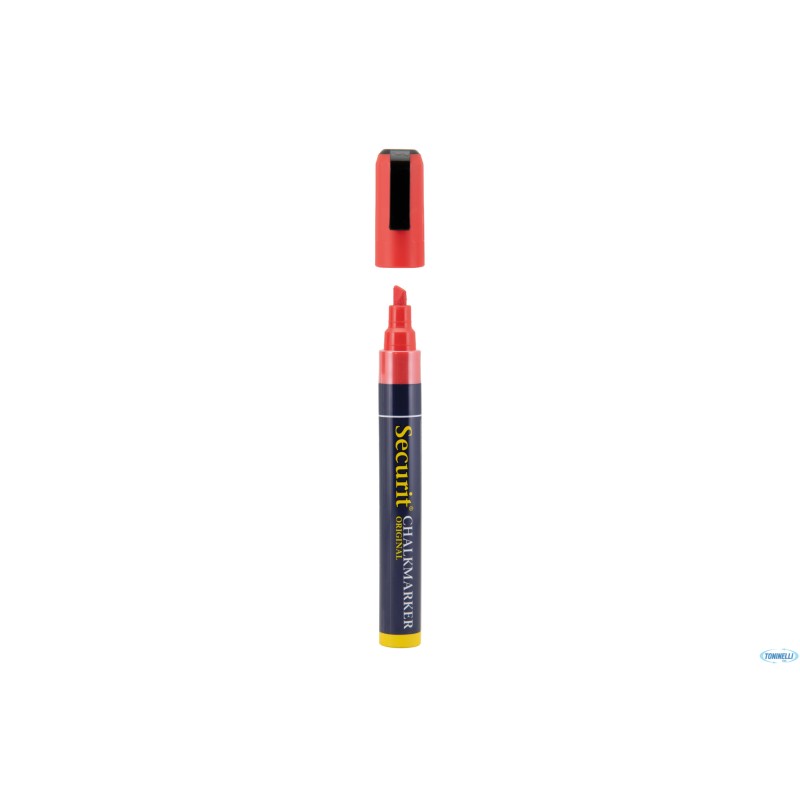 PENNARELLO A GESSO LIQUIDO SINGOLO, PUNTA MEDIA 2-6 MM, COLORE ROSSO SMA510-RD