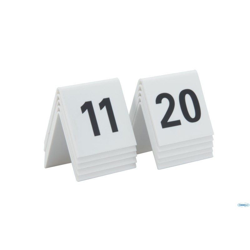 SEGNAPOSTO-CONFEZIONE NUMERI DA 11 A 20 TN-11-20-WT