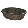 HORECAPROFESSIONAL - CESTINO PANE OVALE CM.25X18 H 6,5 MARRONE  HPB-5BBR