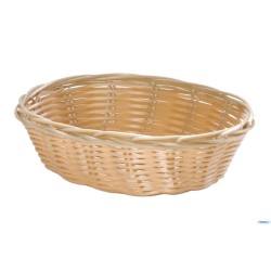 HORECAPROFESSIONAL - CESTINO PANE OVALE CM.25X18 H 6,5 NATURALE  HPB-5BNT