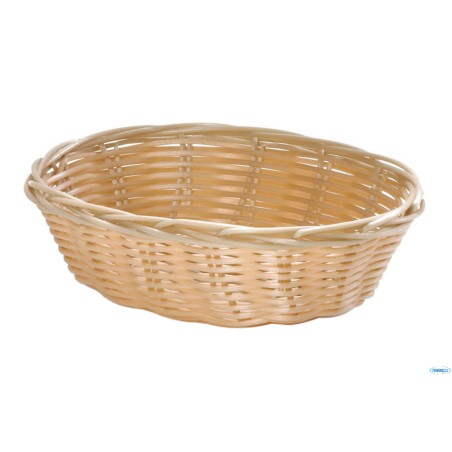 HORECAPROFESSIONAL - CESTINO PANE OVALE CM.25X18 H 6,5 NATURALE  HPB-5BNT