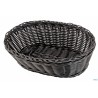 HORECAPROFESSIONAL - CESTINO PANE PESANTE OVALE CM.25X18 H 8 NERO  SPB-8CB