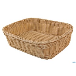 HORECAPROFESSIONAL - CESTINO PANE PESANTE RETTANGOLARE CM.29X21,5 H 9 NATURALE SPB-10AN