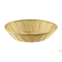 HORECAPROFESSIONAL - CESTINO PANE TONDO CM.21,5 H 5,5 NATURALE HPB-6CNT
