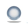 IRYS BLUE - PIATTO PIANO COUPE  FORMA BOSS CM.20,5 PORCELLANA