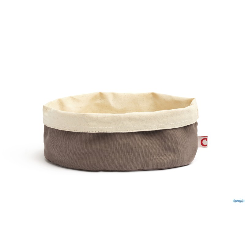 PANERAS Y ENFRIADOR - PORTA PANE OVALE CM 20X15 H.10 COTONE GRIGIO 7453 PANERAS Y ENFRIADOR - PORTA PANE OVALE CM 20X15 H.10 COTONE GRIGIO 7453