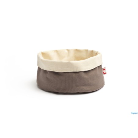 PANERAS Y ENFRIADOR - PORTA PANE TONDO CM 20 H.12 COTONE GRIGIO 7452