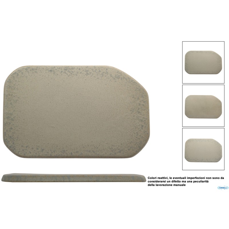 ANTIQUA-BASE GOURMET RETTANGOLARE CM.30X19,5 IN GRES PORCELLANATO