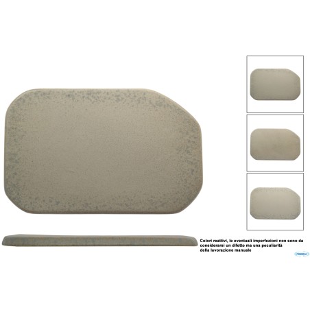 ANTIQUA-BASE GOURMET RETTANGOLARE CM.30X19,5 IN GRES PORCELLANATO