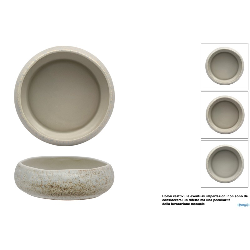 ANTIQUA-INSALATIERA NIDO ORGANIC CM.18 IN GRES PORCELLANATO