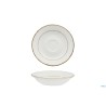 DIANA GOLD -  PIATTINO TAZZA CAFFE CM 12 CON DOPPIO FILO ORO AL BORDO 3MM E AL MARLY 1MM