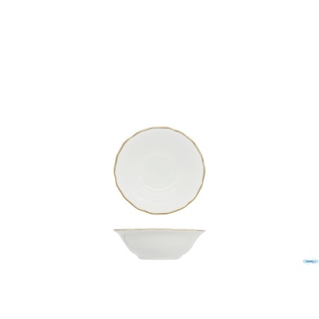 DIANA GOLD - COPPETTA CM 13 CON DOPPIO FILO ORO AL BORDO 3MM E AL MARLY 1MM