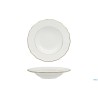DIANA GOLD - PIATTO FONDO CM 23 CON DOPPIO FILO ORO AL BORDO 3MM E AL MARLY 1MM