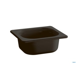ECOLINE CONTENITORE GN 1/6 CM 17,6 X 16,2XH.6,5  0,8 LITRI IN MELAMINA, NERO