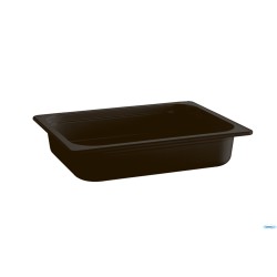 ECOLINE-CONTENITORE GN 1/2 CM 32,5 X 26,5 XH. 6,5  3,4 LITRI IN MELAMINA, NERO