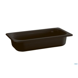 ECOLINE-CONTENITORE GN 1/3 CM 32,5 X 17,5 XH.6,5  2,0 LITRI IN  MELAMINA, NERO