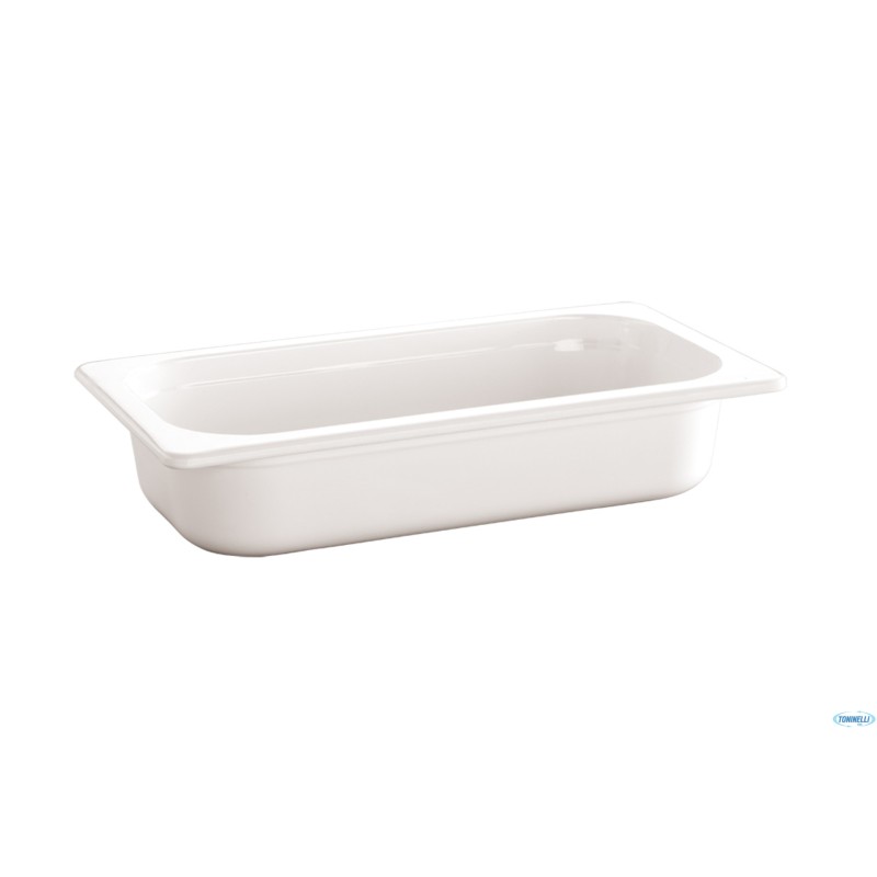 ECOLINE-CONTENITORE GN 1/3 CM 32,5 X 17,5X H.6,5 2,0 LITRI IN MELAMINA, BIANCO ECOLINE-CONTENITORE GN 1/3 CM 32,5 X 17,5X H.6,5 2,0 LITRI IN MELAMINA, BIANCO