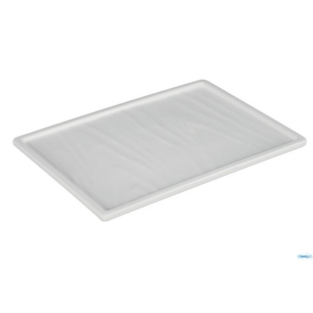 EFAY TAIJI-VASSOIO RETTANGOLARE MELAMINA BIANCA CM 30,4X21,9 H2,1       E412312IV00
