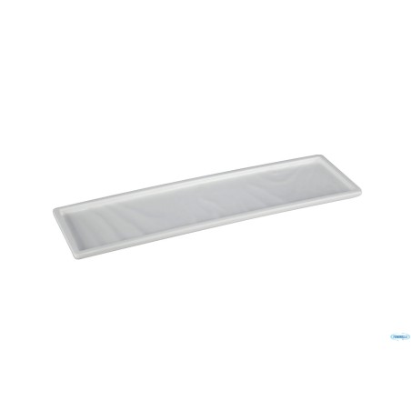 EFAY TAIJI-VASSOIO RETTANGOLARE STRETTO MELAMINA BIANCA CM 30,5X8,6 H1,8       E412412IV00