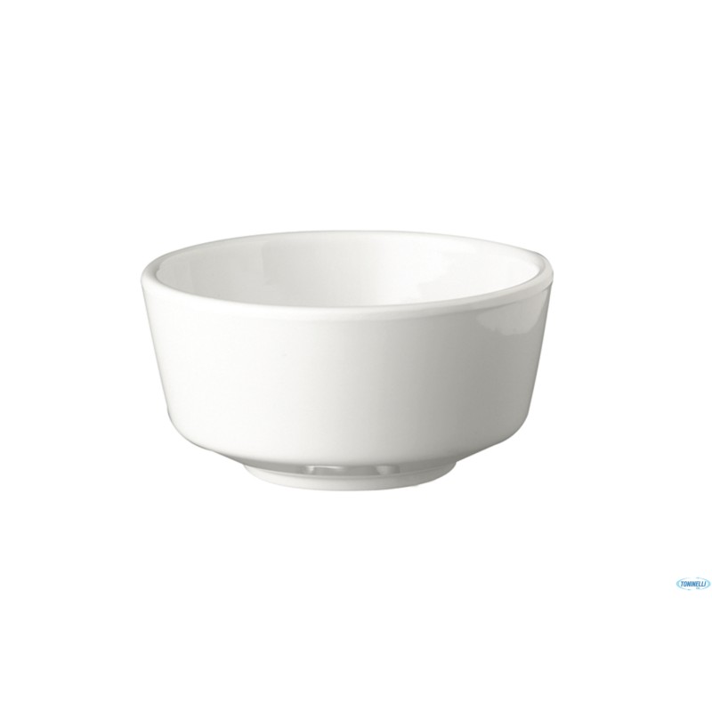 FLOAT-COPPETTA MELAMINA BIANCO CM.13XH.6,5 CON PIEDINI ANTISCIVOLO  83904