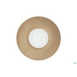 FLORENCE BRONZO-BIANCO GOURMET PIATTO PIANO CM.28 INTERNO CM 12,5    ST00017028-19224