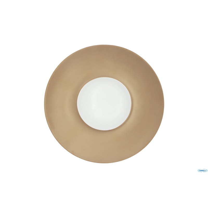 FLORENCE BRONZO-BIANCO GOURMET PIATTO PIANO CM.28 INTERNO CM 12,5 ST00017028-19224 FLORENCE BRONZO-BIANCO GOURMET PIATTO PIANO CM.28 INTERNO CM 12,5 ST00017028-19224