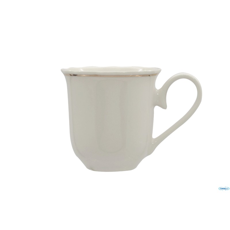 GRACE FILO ORO-TAZZA CAFFE IN PORCELLANA ALLUMINICA CL 9 GRACE FILO ORO-TAZZA CAFFE IN PORCELLANA ALLUMINICA CL 9