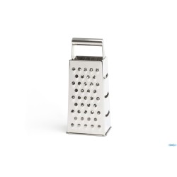 GRATTUGIA INOX 4 FACCE ACCIAIO INOX CM 24 7448