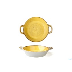 JUST-TEGAMINO 2 MANICI CM.15 GIALLO IN PORCELLANA 6931D-C399-8