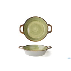 JUST-TEGAMINO 2 MANICI CM.15 VERDE IN PORCELLANA 6931D-C401-8