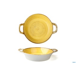 JUST-TEGAMINO 2 MANICI CM.20 GIALLO IN PORCELLANA 6931D-C399-10