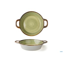 JUST-TEGAMINO 2 MANICI CM.20 VERDE IN PORCELLANA 6931D-C401-10