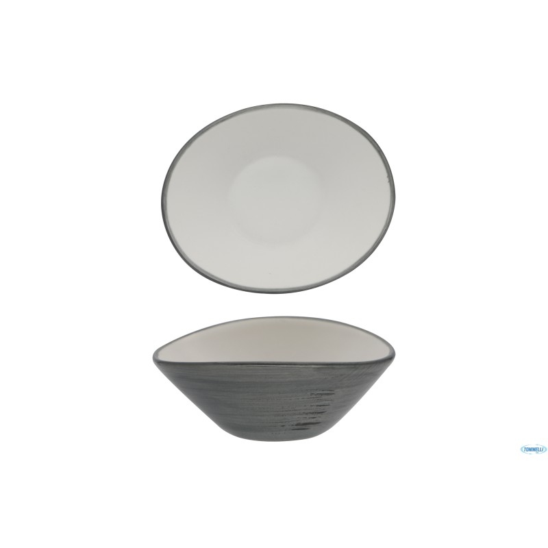 JUSTCOLOR GREY-COPPETTA OVALE CM.12X10,2XH.4,6 CHB3868-1135O