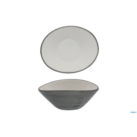JUSTCOLOR GREY-COPPETTA OVALE CM.12X10,2XH.4,6 CHB3868-1135O