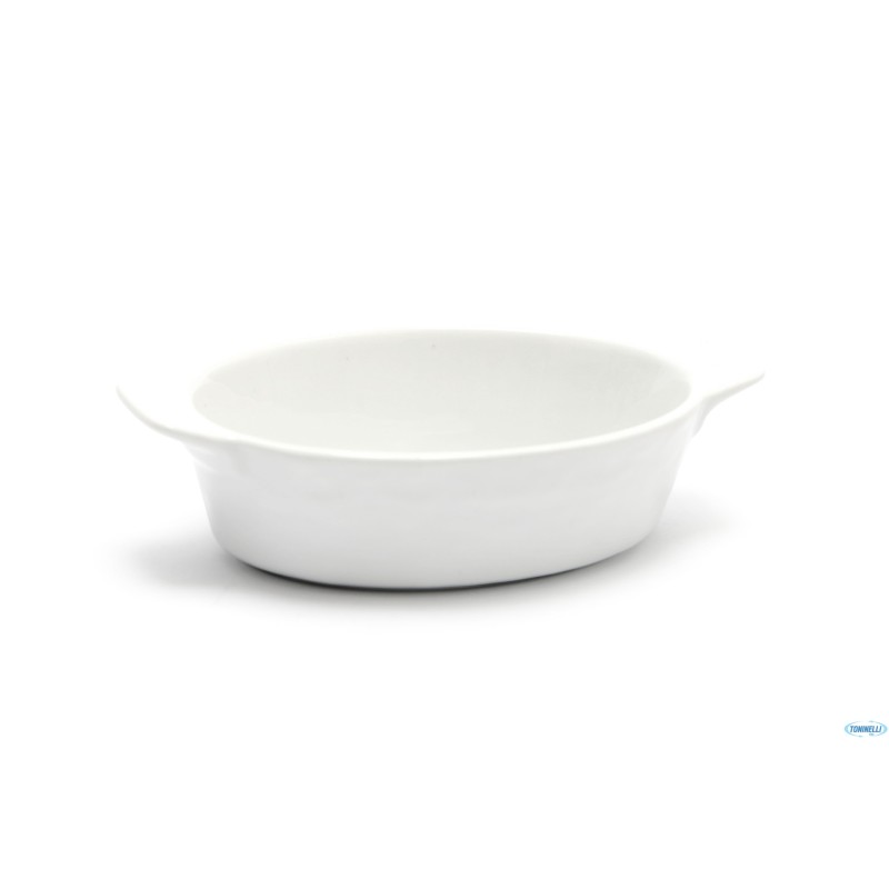 JUSTWHITE-MINI CASSERUOLA OVALE IN PORCELLANA BIANCA CM.13 H.3,5 6677 JUSTWHITE-MINI CASSERUOLA OVALE IN PORCELLANA BIANCA CM.13 H.3,5 6677